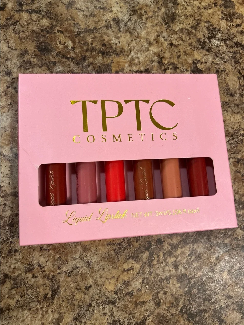 Women's Pink Liquid Lipstick Set - Multi Shade